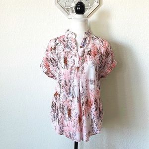 Grecian Patterned Blouse